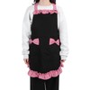 Bowknot Apron Multifunctional Cooking OilProof Waterproof Antifouling Apron for Kitchen(Black