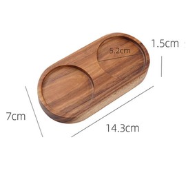 Multimill Portable Pepper Mill Small Grinder Spice Herb Powder Mill Pepper Pepper Pepper/Pepper Compact (StyleD-Wooden Stand)
