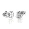 Sterling Silver Four Leaf Clover Stud Earrings