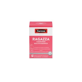 SWISSE Ultivit- Multivitaminico Ragazza con Zinco e Vitamine per Riduzione Stanchezza e Supporto Sistema Immunitario, Integratori con Ferro per Mantenere Funzione Cognitiva, Made in Italy 60 Compresse