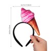 GALPADA 2pcs Ice Cream Cone Headband Accessory for Women for