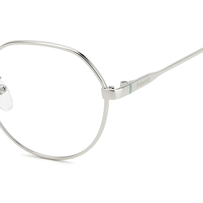 POLAROID Model PLD D490/G Ladies Oval Metal Eyeglass Frame (Includes