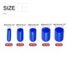 QUARKZMAN Pack of 100 Round Rubber Caps 3 mm 5