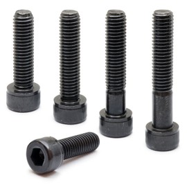 MonsterBolts - #6-32 x 1/2" Socket Head Screws, ASTM A574, Alloy Steel, Black Oxide, 100 Pack