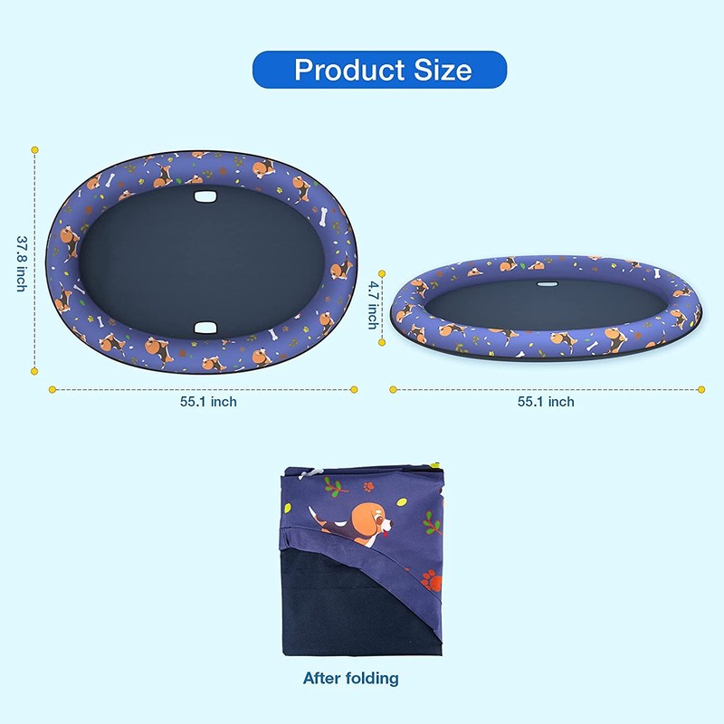 Pet Soft Dog Float Raft - Inflatable Dog Swimming Float