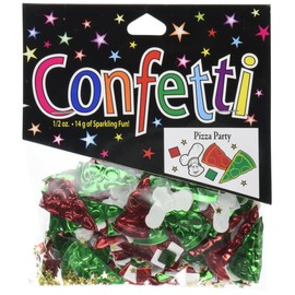 Beistle Pizza Party Confetti, 1/2-Ounce