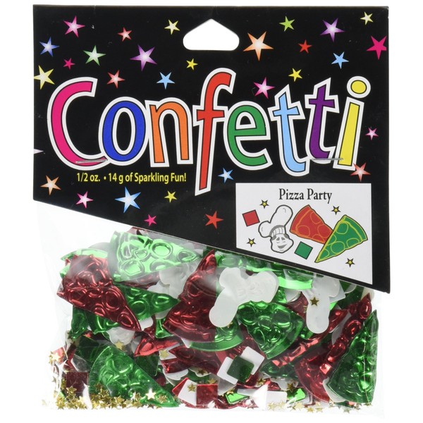 Beistle Pizza Party Confetti, 1/2-Ounce