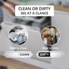 Dishwasher Magnet Clean Dirty Sign, High Strength Magnetic Effect, Made