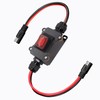 DC 12V Inline Toggle Switch, 12AWG ON/Off Switch SAE Cable
