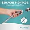 Engelbach® Shower Hose 1.25 m with Double Twist Protection, Plastic