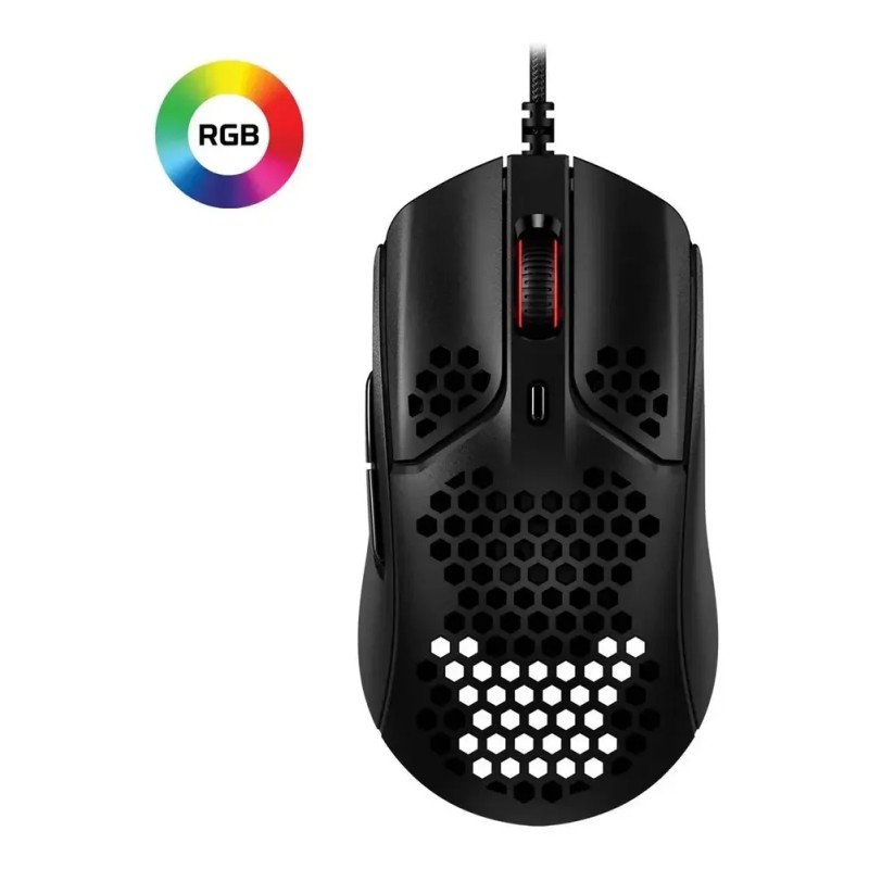 Mouse Gamer HyperX Pulsefire Haste Óptico de 16000 dpi Con