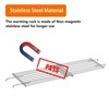 PHYESUVIN Universal Wind Guard and Warming Rack Fit for Griddle