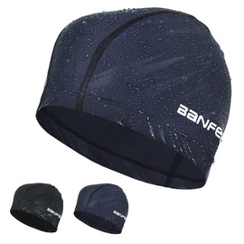 swim cap swim cap adult large two way cap swimming hat swimming hat long hair light weight women men gym pool underwater walking loose blue