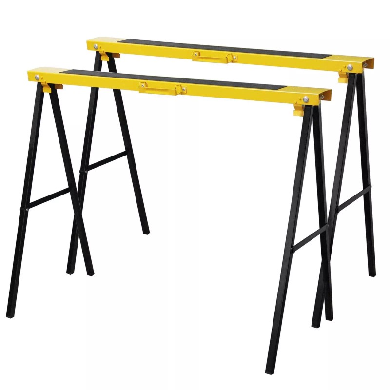 Forup Portable Folding Sawhorse, Heavy Duty Twin Pack, 275 lb