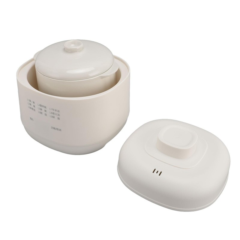 Electric Stew Pot, 200W Soup Pot Slow Cooker with 24
