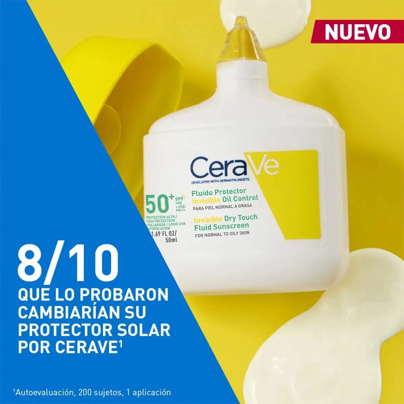 Cerave Fluido Protector Invisible Oil Control 50FPS 50ml