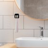 2 PCS Self-Adhesive Toothbrush Holders Wall Mounted, Water Proof Toothbrush