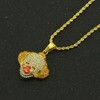 PikaLF Joker Necklace for Men, Hip Hop Clown Necklace, Gothic