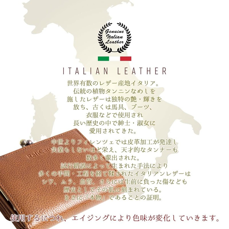 Trifold Wallet, Women's, Genuine Leather, Italian Leather, Coin Purse, Large