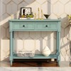 Sofa Table with Drawers Entryway Table Wood Console Table with
