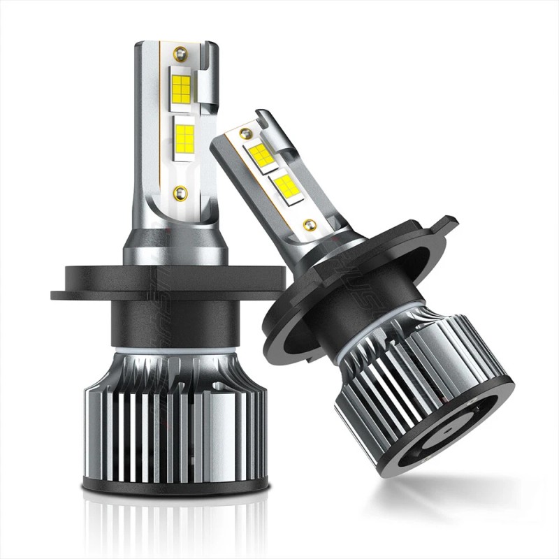 CHUSYYRAY 9003 H4 White LED High/Low Beam Headlight Bulbs Kit