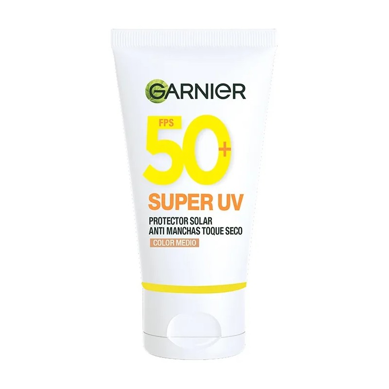 Protector Solar Superuv Toque Seco Tono Medio Garnier 40ml