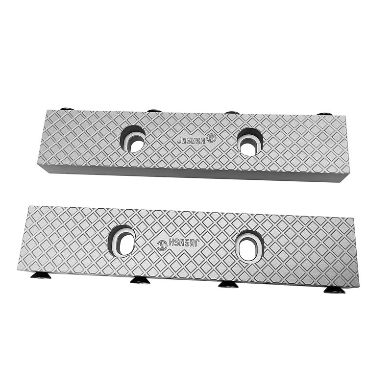 JMSMSH (1 SET=2 Pieces) 10"x2"x1" Machined Aluminum Soft Jaws Kurt