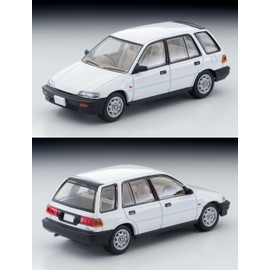 Tomytec 333968 Tomica Limited Vintage Neo 1/64 LV-N338a Honda Civic Pro White Finished Product