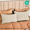 PHF Truly Velvet Pillowcases Standard Size, No Insert, 2 Pack