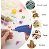 EKKJNQ Hot Glue Sticks, Pack of 30 Colourful Hot Glue