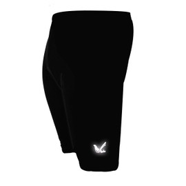 Pantalón corto de ciclismo para hombre con estampado sublimación 3D acolchado, Negro -, XX-Large