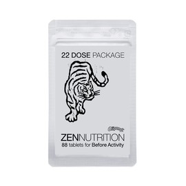 Sen Nutrition 180400 Pre-Workout Supplement, BEFORE Tiger, 88 Tablets