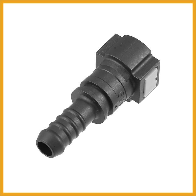 Partuto 2pcs Fuel Line Quick Connect Straight Push-On Single Barb