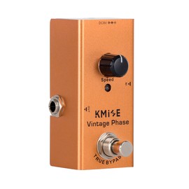 Kmise Vintage Phase Electric Guitar Effects Pedal Mini Single Type DC 9V True Bypass