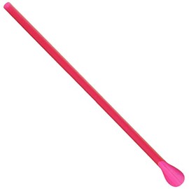 Nagao 18628 Shaved Ice Spoon Straws 6x210mm Red