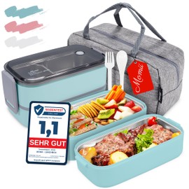 Premium Lunch Box Adult Bento Box Stainless Steel Lunch Box Children with Compartments Lunch Box Adult Nursery Lunch Box Children's Lunch Box Banana Box Lunch Box Lunch Box (Light Blue)