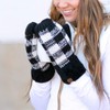 Funky Junque Exclusives Mittens Thermal Knit Mittens, Fleece Lined Mittens