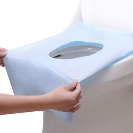 Disposable Toilet Pad - 30 Pieces Waterproof Individually Packed Toilet Seat Mat for Toddlers, Children, Adults, Pregnant Women, Use in Public Toilets