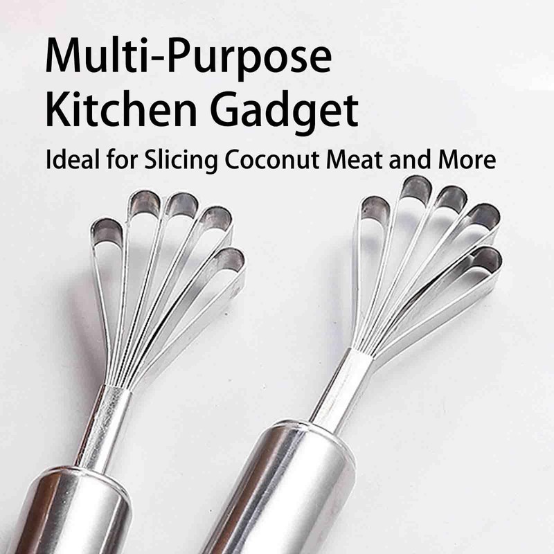 2 PCS Melon Craper Filipino Coconut Meat Scraper Stainless Steel