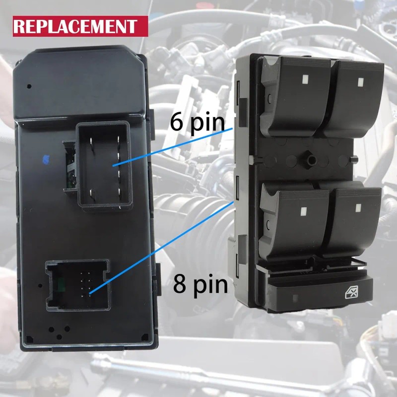 Interruptor Lateral Del Conductor - Chevy/gmc/silverado/hhr/
