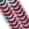 10 Pairs Russian Strip Lashes 6D False Eyelashes Fluffy Natural