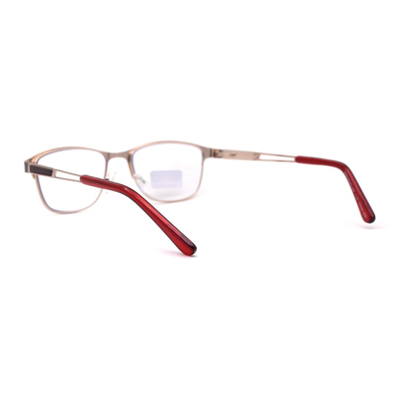 Rectangle Metal Half Rim Spring Hinge 3 Multi-Focal Progressive Reading