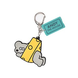 ANDY Rubber Keychain (Green) S ADLN-0068