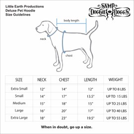 Snoop Doggie Doggs Deluxe Pet Hoodie, Mic Drop, Small