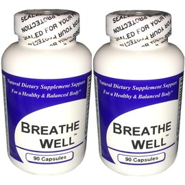 Breathe Well (90 Capsules) - Concentrated Herbal Blend - Dietary Supplement -2 Pack