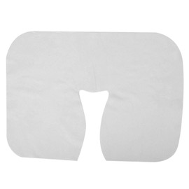 100pcs Disposable Beauty Salon SPA Headrest Pillow Cover Face Massage Table & Massage Chair Washable Fleece Cover, Massage Pillow Covers Cushion CoversCushions & Accessories