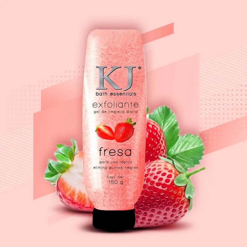Exfoliante en Gel Facial y Corporal KJ con Extracto de