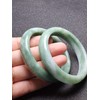 yigedan Grade A Pure Natural Jade Bangle Bracelet Natural Stone