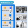 Automatic Mouthwash Dispenser with Magnetic Cups & 2 Toothbrush Holders