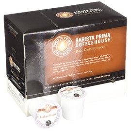 Barista Prima Coffeehouse, Italian Dark Roast K-Cup Portion Pack for Keurig Brewers, 24- Count